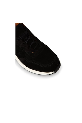 Deery Erkek Hakiki Süet Siyah Sneaker Ayakkabı - E8210msyhe02 Siyah