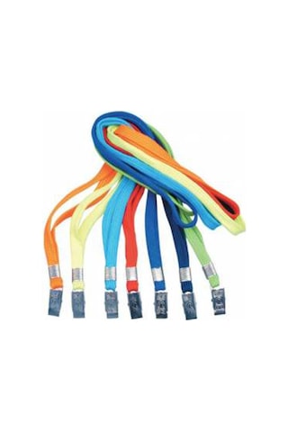 3A Kart Askı İpi Metal Klipsli 854 Mavi 150 Adet