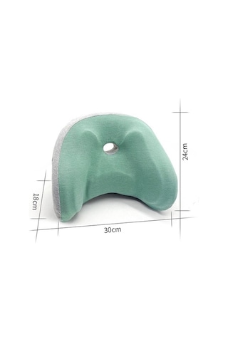 Tongxida Çocuk Araba Kafa Yastık, U Tipi Bellek Pamuk, Seyahat Uyku Yastık, Matcha Yeşili