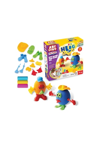 İnsan Figürü Oyun Hamur Seti 150 Gr. - Oyun Hamuru Seti - Hamur Setleri - Hamur Kalıpları Renkli