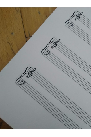 Piyano Defteri, Müzik Defteri, Nota Defteri