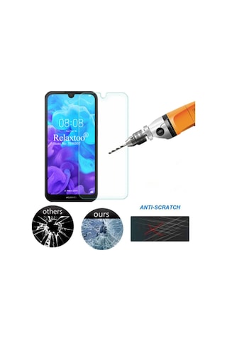 Huawei Y5 (2019) Honor 8S Tempered Kırılmaz Cam Ekran Koruyucu Şeffaf (377771086)