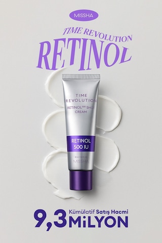 Retinol İçerikli Bakım Kremi Time Revolution Retinol 500 Shot Cream