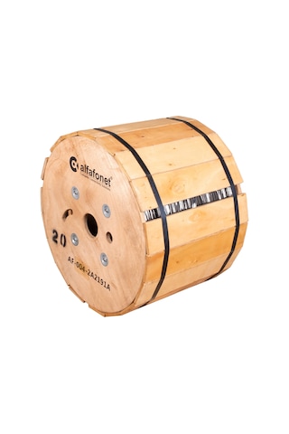 Alfafonet 4 Core Single Loose Tube Fiber Optik Kablo 2 Km Makara