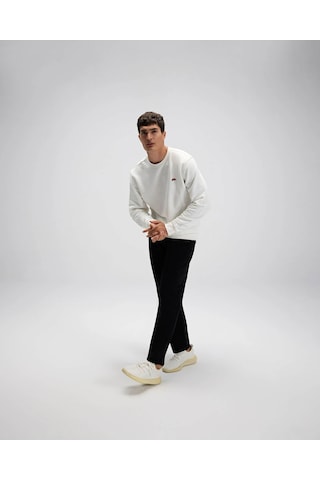 Ellesse Beyaz Erkek Sweatshirt Em579 Beyaz