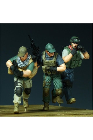 Trumpeter 00419 1/35 Ölçek, Pmc Saldırı Timi Irak'ta 2005 Figürleri Plastik Model Kiti-55748