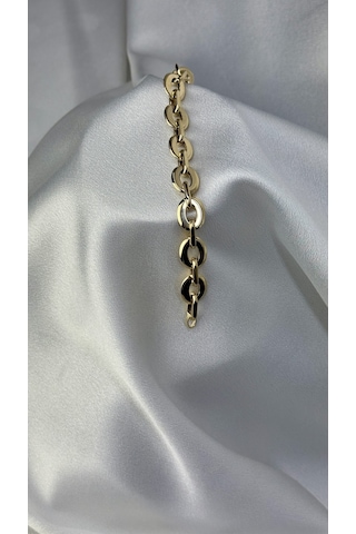 Aynalı Halka Model Altın Bileklik Sarı Altın 70474505