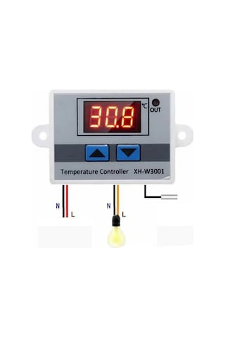 Xh-w3001 220v Ac Dijital Termostat Akvaryum Kuluçka Makinesi XH-W