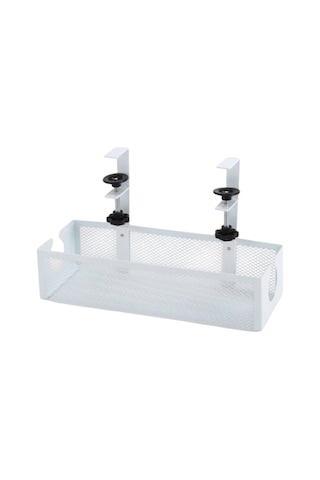 Homyl Masaüstü Zeminini Düzenli Tutmak İçin Beyaz Masa Altı