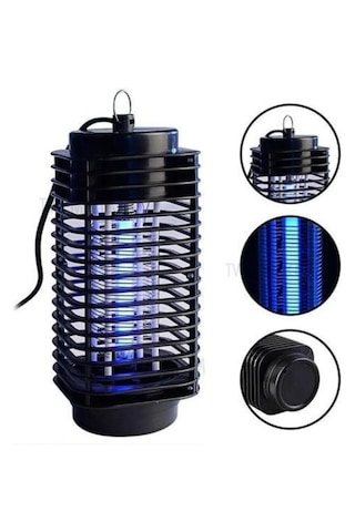 Lamba Tipi Elektrikli Sinek Sivrisinek Karasinek Öldürücü Siyah