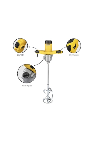 Rtrmax RTM396 Elektrikli Boya ve Harç Karıştırıcı 1800 W 140 mm