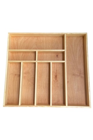 50x 45 Cm Ayfiwood Ahşap Kaşıklık Çekmece İçi Yemek Takımı Ve Servis Gereçleri Düzenleyici Organizer