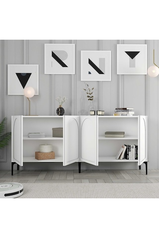 Variant Lyon Konsol - Beyaz / Siyah