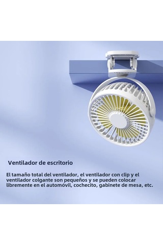 Taşınabilir Usb Şarj Edilebilir Klipsli Mini Fan Masa Fanı Siyah,