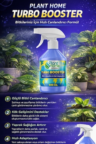 Turbo Booster Bitki Canlandırıcı Kök Güçlendirici Sprey 500 Ml