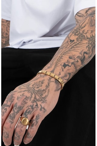 İtalyan Nomination Yazısız Düz Charm Çelik Bileklik Scb26 Sarı