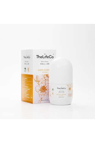 The Lifeco White Flowers Kadın Roll-On Deodorant 60 ML
