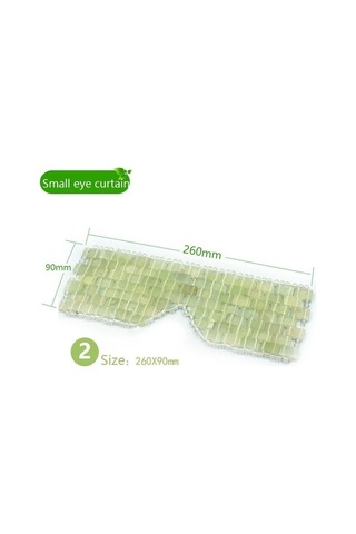 Küçük Göz Perdesi Doğal Soğutma Yeşim Göz Maskesi Wtjcl3 Çok Renkli