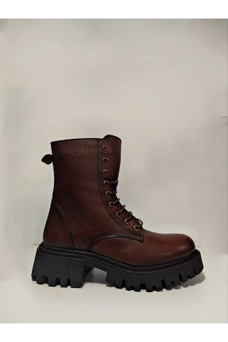 Castle Black Yldz-23781-1 Kadın Bot Taba