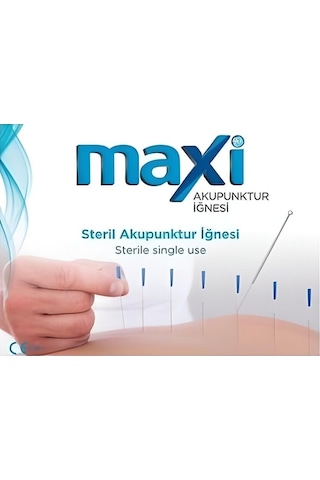 Maxi 0.20 x 13 MM Steril Akupunktur İğnesi 200'lü