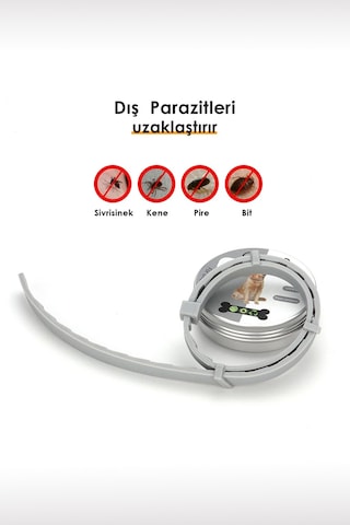 Kedi Anti Pire Kene Önleyici Tasma 38 Cm Pire Önleyici Tasma Kene Önleyici Tasma