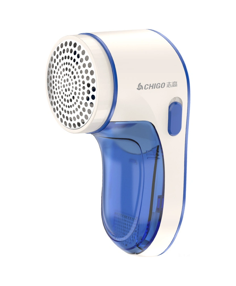 Xindoker Elektrikli Köpük Kesici - Şarjlı Triko Kumaş Bakım Aleti, 3 Bıçaklı + Tüy Toplayıcı, Mavi Std Paket Mavi