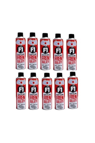 404 F1 Fren Balata Temizleyici 500 Ml 30 Adet 404 F1 Fren Balata Temizleyici 500 Ml 30 Adet