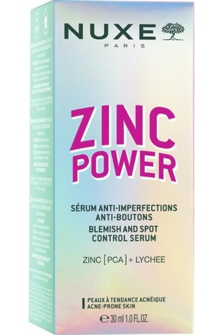 Nuxe Zinc Power Blemish And Spot Control Serum 30 Ml