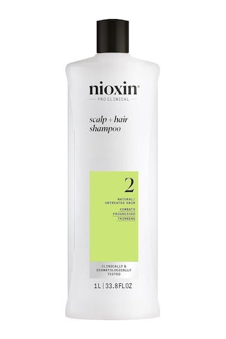 Nioxin System 2 Şampuan - İşlem Görmemiş Yoğun İnce Saçlar İçin Kalınlaştırıcı Bakım 1000ml