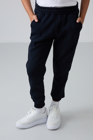 Tommylife Lacivert Pamuklu Kalın İçi Tüylü Standart Fit Nakışlı Erkek Çocuk Eşofman Alt - 11224