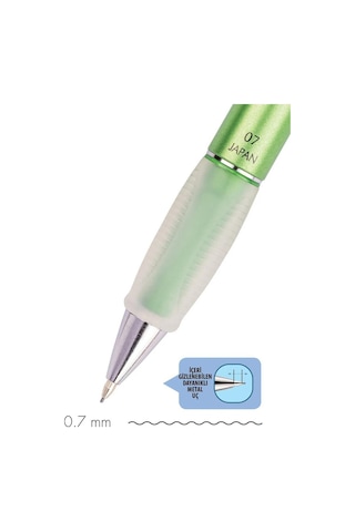 Serve Deep Versatil Uçlu Kalem 0.7mm - Metalik Yeşil