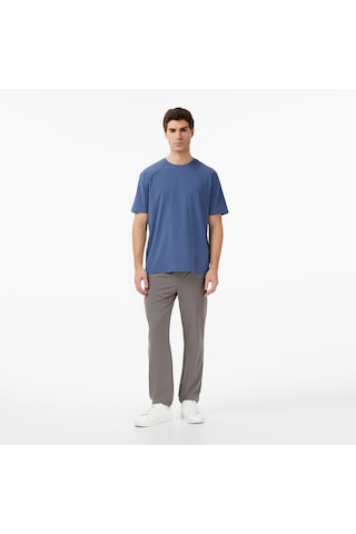 Nautica Erkek Gri Slim Fit Teknik Pantolon Düz P65106t Gri