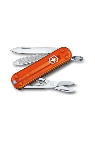 Victorinox 0.6223.T82G Fire Opal Classic Kamp Çakı Turuncu