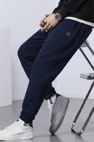 Genius Store Genıus Store Erkek Eşofman İçi Polarlı Bağcıklı Bel Jogger Spor Eşofman Altı Spor-esf001 Lacivert