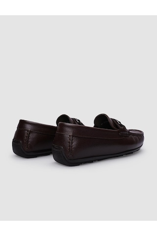 Cabani %100 Hakiki Deri Kahverengi Tokalı Erkek Loafer-kahverengi Kahverengi