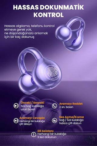 Teknoloji Gelsin CHARM-YXG10 Bluetooth 5.4 Kulak İçi Kulaklık