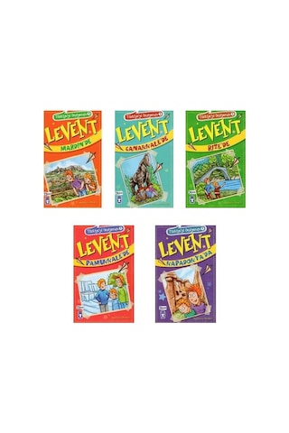 Levent - Türkiye'yi Geziyorum Seti (5 Kitap Takım) - Mustafa Orakçı - Timaş Çocuk