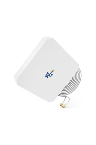 Geeroyoo "35db 4g Sinyal Yükseltici - 2 Metre Ts9 Bağlantılı Geniş Bant Anten"