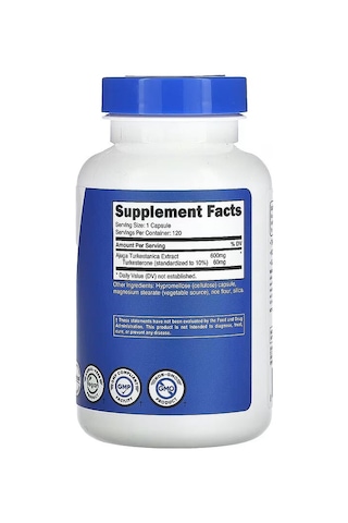Nutricost Performance Ajuga Turkesteron 600 Mg 120 Capsules