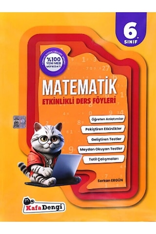 Kafadengi 6. Sınıf Matematik Etkinlikli Ders Föyleri Kafa Dengi Yayınları