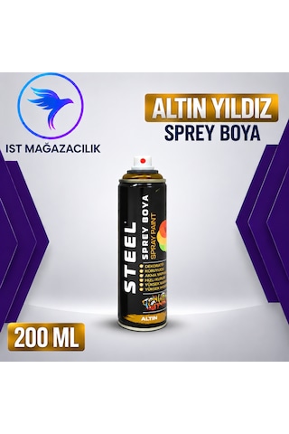 İst Steel Sprey Boya Altın 200 Ml 0310 Altın Yaldız