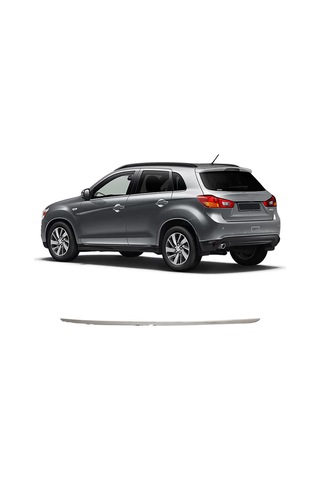 Mitsubishi Asx Uyumlu 2010 Ve Üzeri Krom Bagaj Alt Çıtası Paslanmaz Çelik