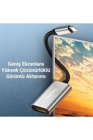 30hz Type-c To Hdmı Çevirici Dönüştürücü Adaptör 15 Cm