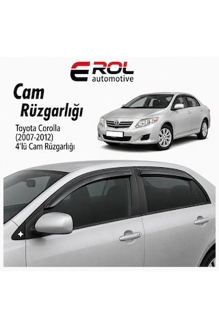 Toyota Corolla 2007-2012 4'lü Mugen Cam Rüzgarlığı