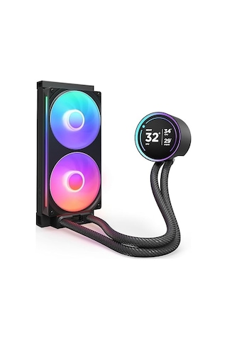 Nzxt Kraken Elite Rgb Black Ips Lcd 240 Mm Intel 1700p/1851p -amd Uyumlu Sıvı Soğutucu
