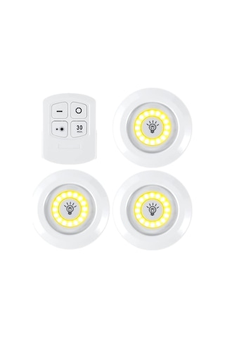 UpWay Kumandalı Dolap Tezgah Üstü Parlaklık Ayarlanabilir COB LED