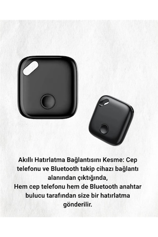İos Uyumlu Smart Tag Uzun Pil Ömrü Bul Uygulaması İle Entegre Akıllı Takip Cihazı