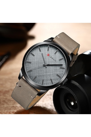 Leezsing Curren 8386 Erkek Kol Saati - Su Geçirmez, Şık Deri Kayışlı, İş Ve Günlük Kullanım İçin Çok Renkli