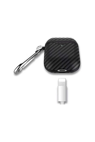 Lexroo Apple AirPods Uyumlu Kılıf Airbag 04 Silikon - Kahverengi