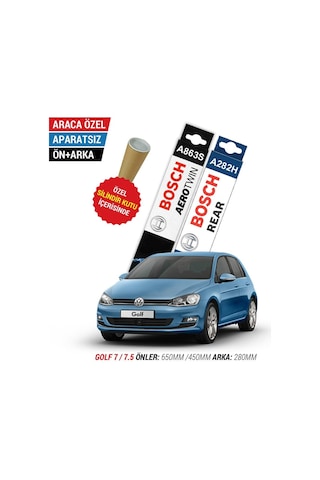 Bosch Aerotwin VW Golf 7 / 7.5 Ön Arka Silecek (2012-2020)